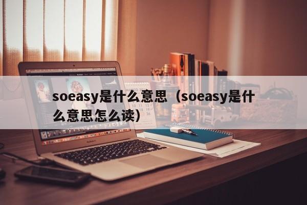 soeasy是什么意思（soeasy是什么意思怎么读）