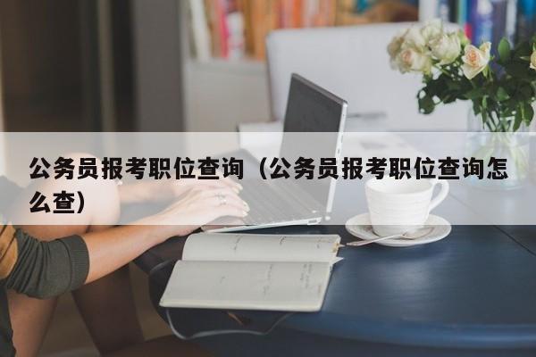 公务员报考职位查询（公务员报考职位查询怎么查）