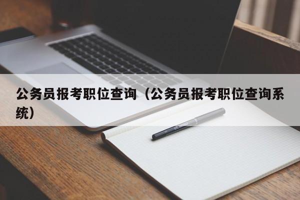 公务员报考职位查询（公务员报考职位查询系统）