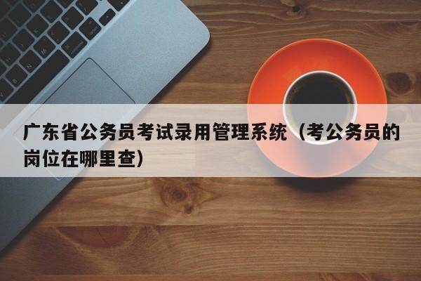 广东省公务员考试录用管理系统（考公务员的岗位在哪里查）